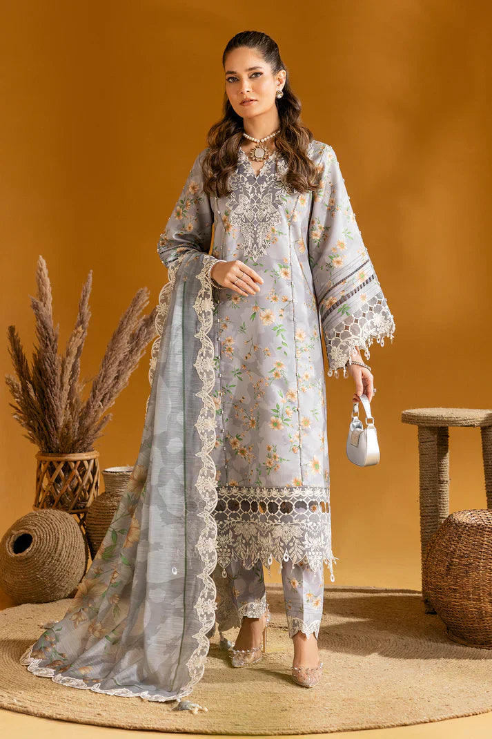 Alizeh | Maahi Embroidered Lawn | Lina - Pakistani Dress - Maria Faisal