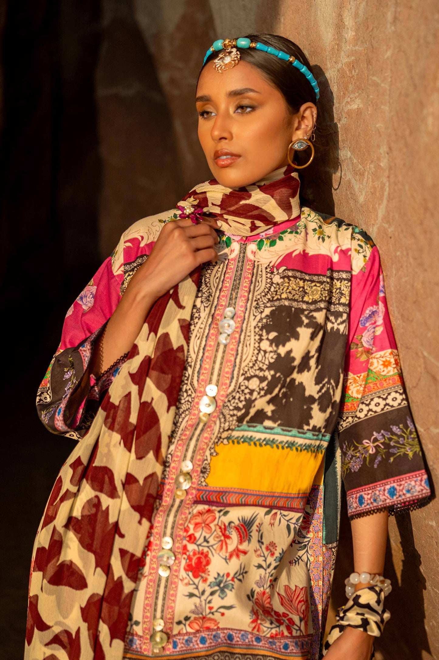 Sana Safinaz | Mahay Spring 24 | H241-027A-2I - Ladies Clothes - Maria Faisal