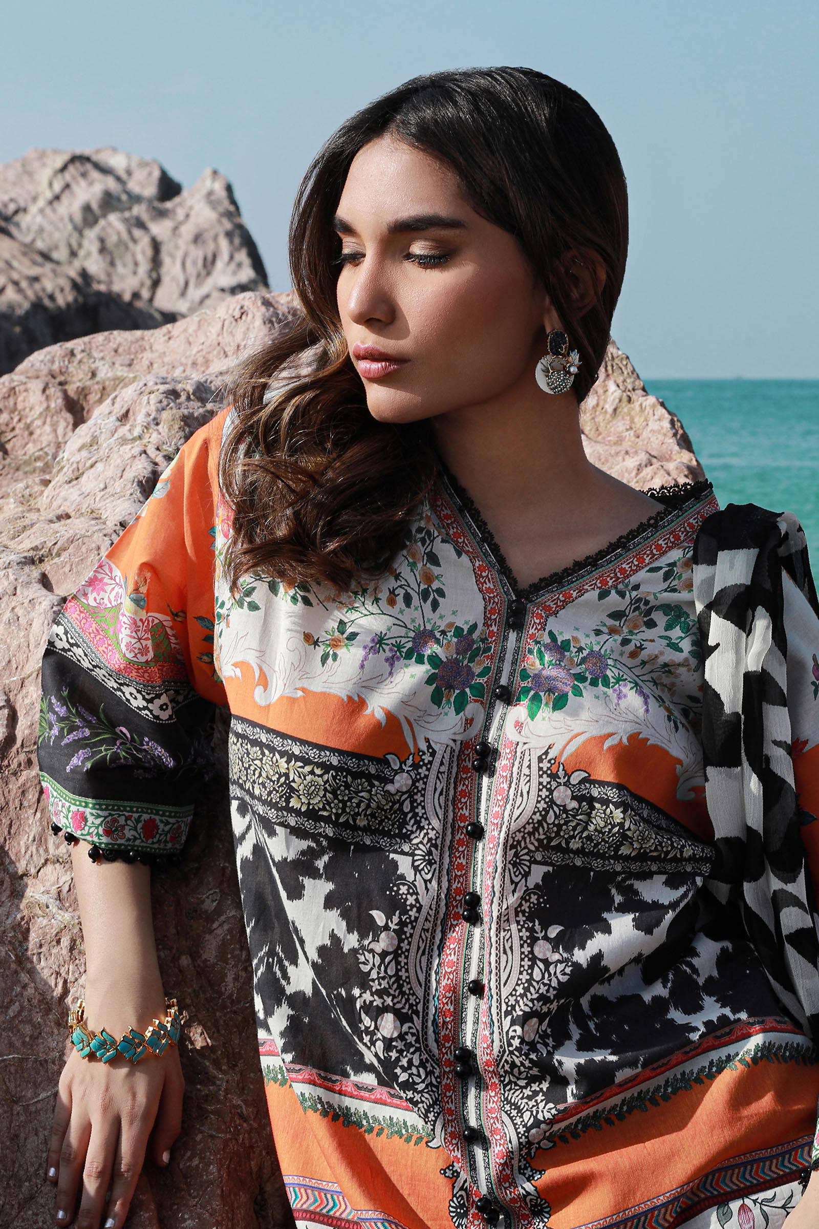 Sana Safinaz | Mahay Spring 24 | H241-027B-2I - Ladies Clothes - Maria Faisal
