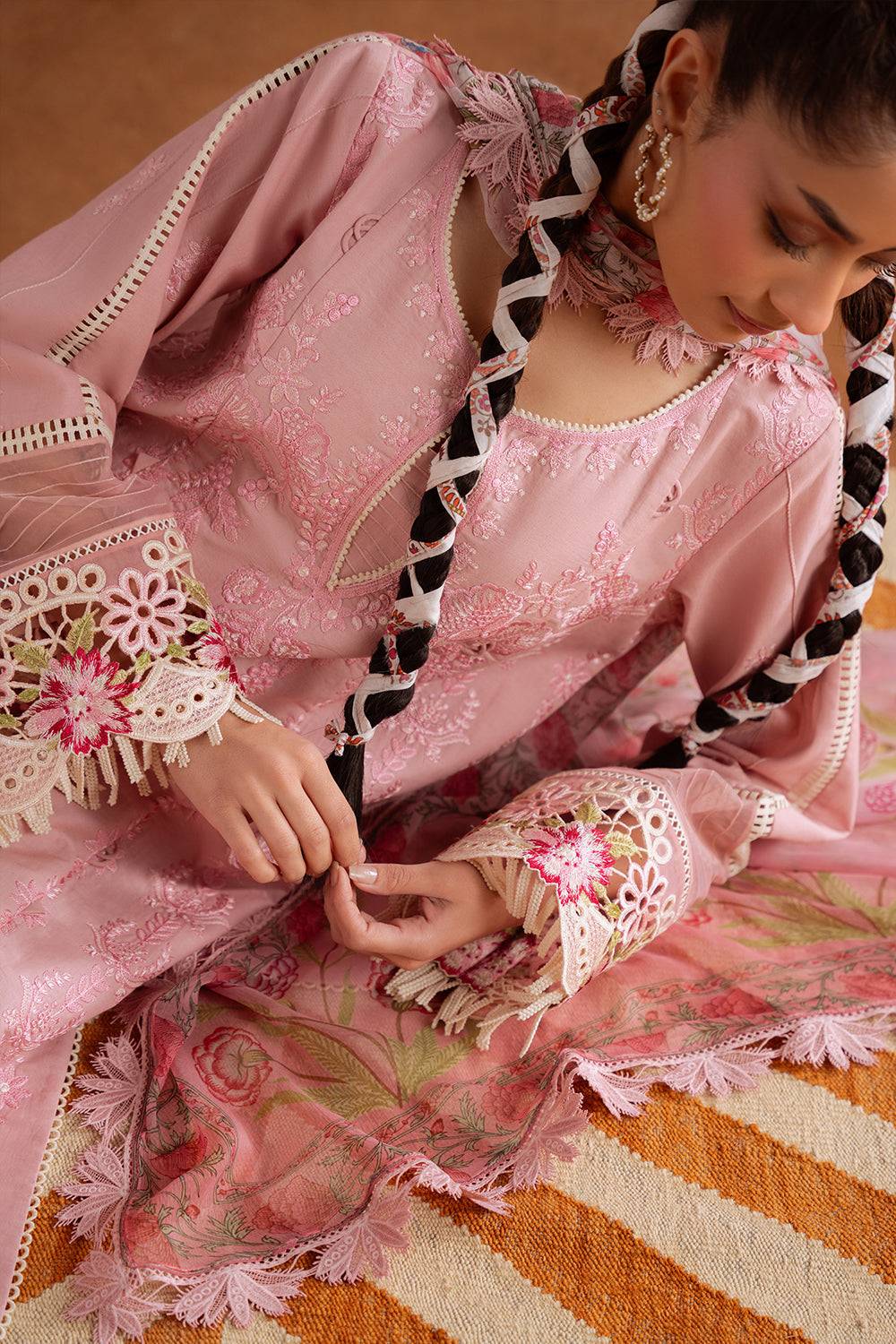 Saira Rizwan | Laanem Summer Lawn 25 | LEYLA-B-SRL25-04 by Maria Faisal - Registered Vendor of : Saira Rizwan - type : Ladies Clothes - 100% original wedding dresses