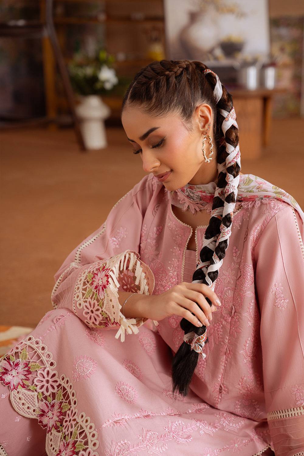 Saira Rizwan | Laanem Summer Lawn 25 | LEYLA-B-SRL25-04 by Maria Faisal - Registered Vendor of : Saira Rizwan - type : Ladies Clothes - 100% original wedding dresses