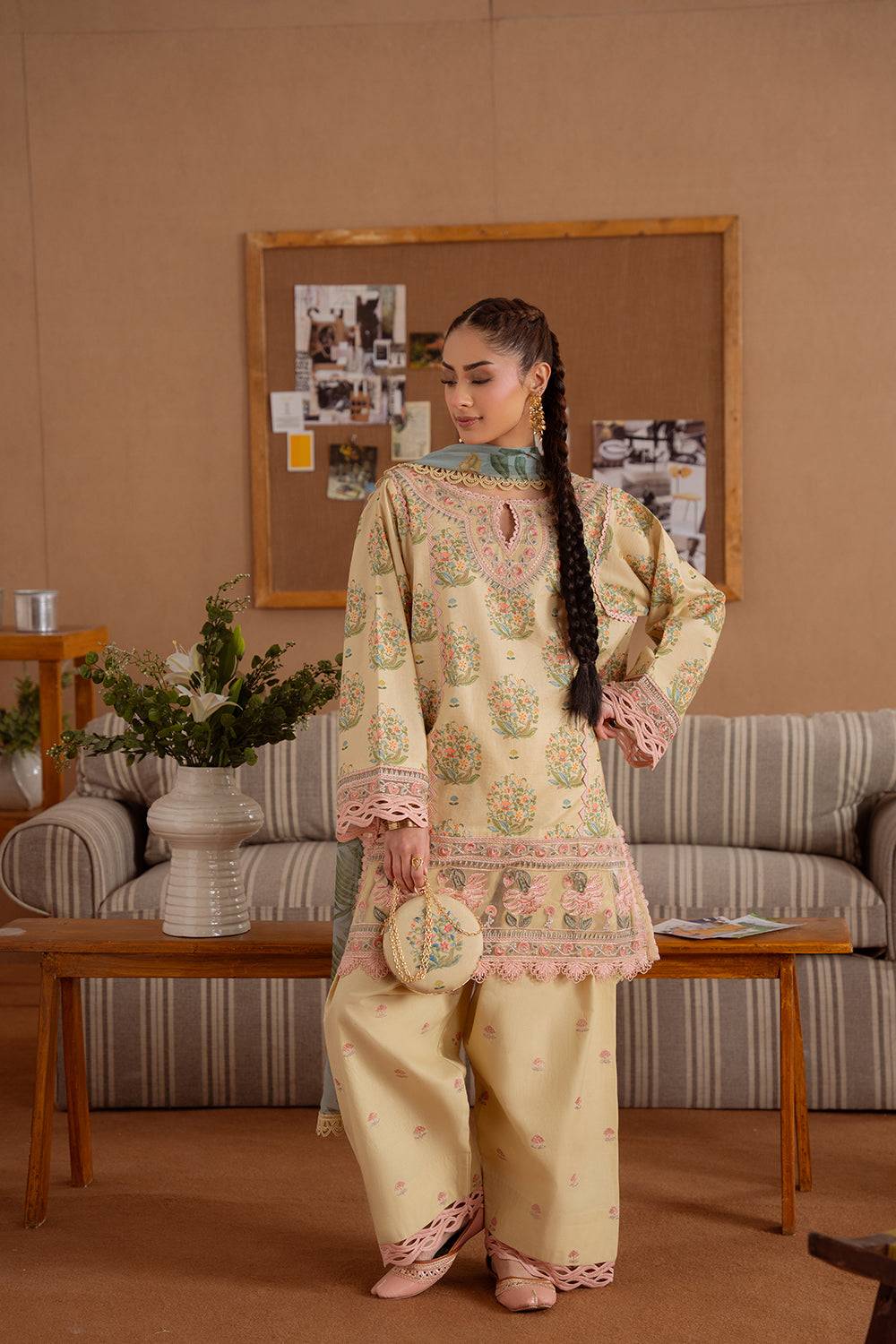 Saira Rizwan | Laanem Summer Lawn 25 | NERIDA-A-SRL25-02 by Maria Faisal - Registered Vendor of : Saira Rizwan - type : Ladies Clothes - 100% original wedding dresses