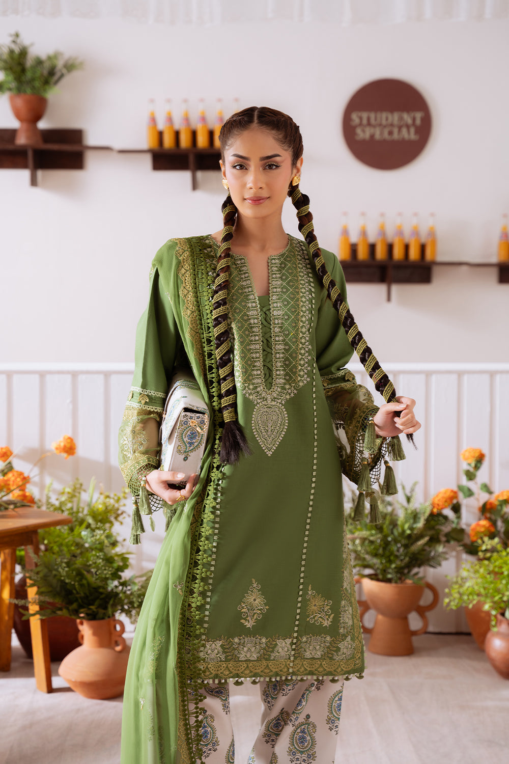 Saira Rizwan | Laanem Summer Lawn 25 | ZAFIRA-A-SRL25-03 by Maria Faisal - Registered Vendor of : Saira Rizwan - type : Ladies Clothes - 100% original wedding dresses