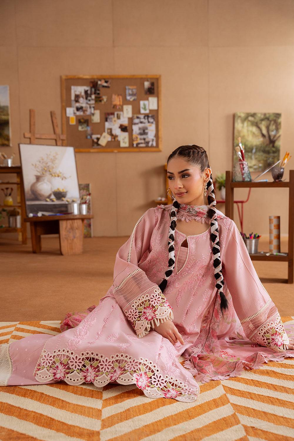 Saira Rizwan | Laanem Summer Lawn 25 | LEYLA-B-SRL25-04 by Maria Faisal - Registered Vendor of : Saira Rizwan - type : Ladies Clothes - 100% original wedding dresses