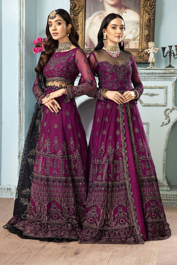 House of Nawab | Luxury Formals | KHURMI - Designer Dress with Intricate embroidery and embellishments. Shop elegent wedding dress at Maria Faisal.