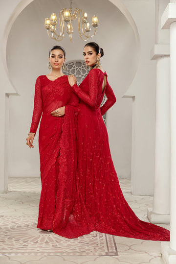 House of Nawab | Luxury Formals | ROOSH - Designer Dress with Intricate embroidery and embellishments. Shop elegent wedding dress at Maria Faisal.