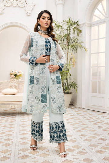 House of Nawab | Luxury Formals | TAMUDAR B - Designer Dress with Intricate embroidery and embellishments. Shop elegent wedding dress at Maria Faisal.