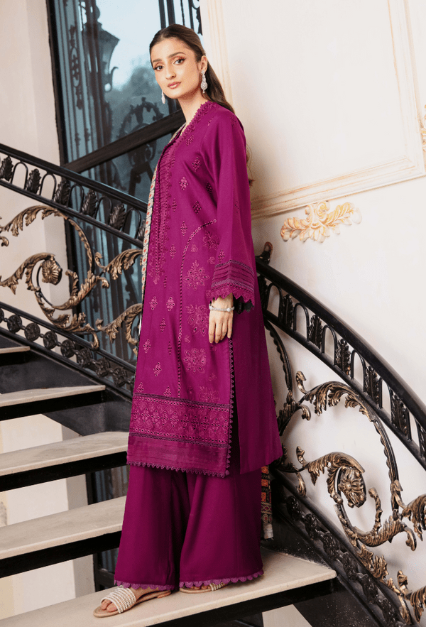 Humdum | Serene 26 | D07 - is Magenta dress from Humdum - Ladies Clothes - Maria Faisal