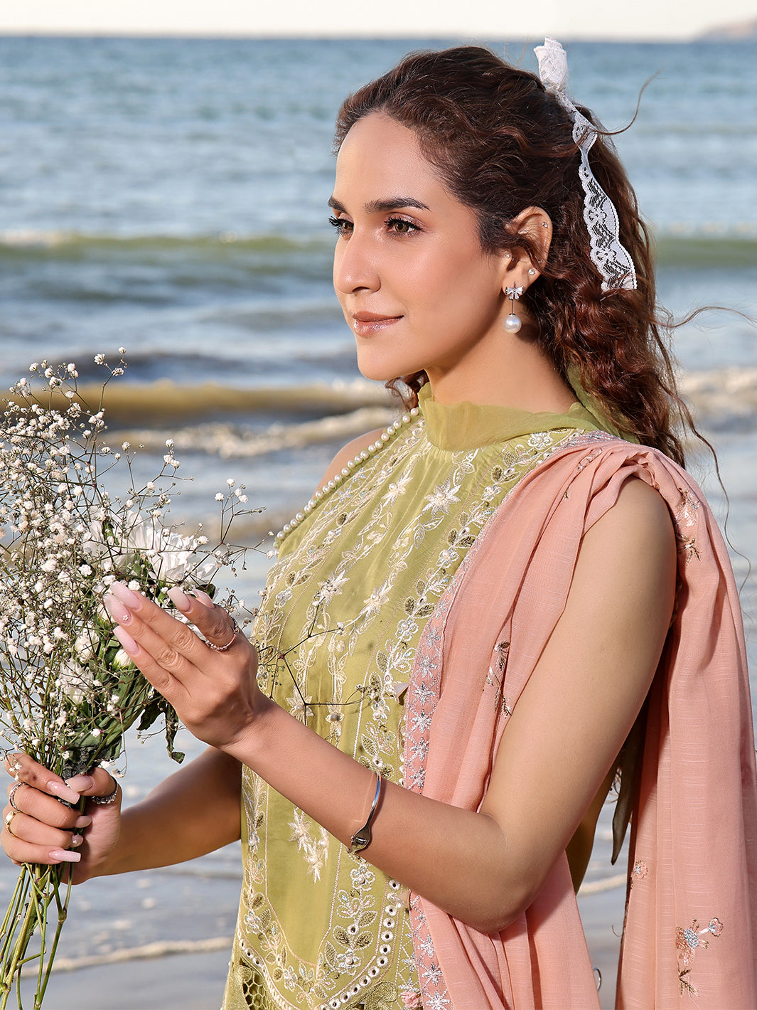 Izel | Saahil Signature Lawn 24 | MUZLIN - Maria Faisal