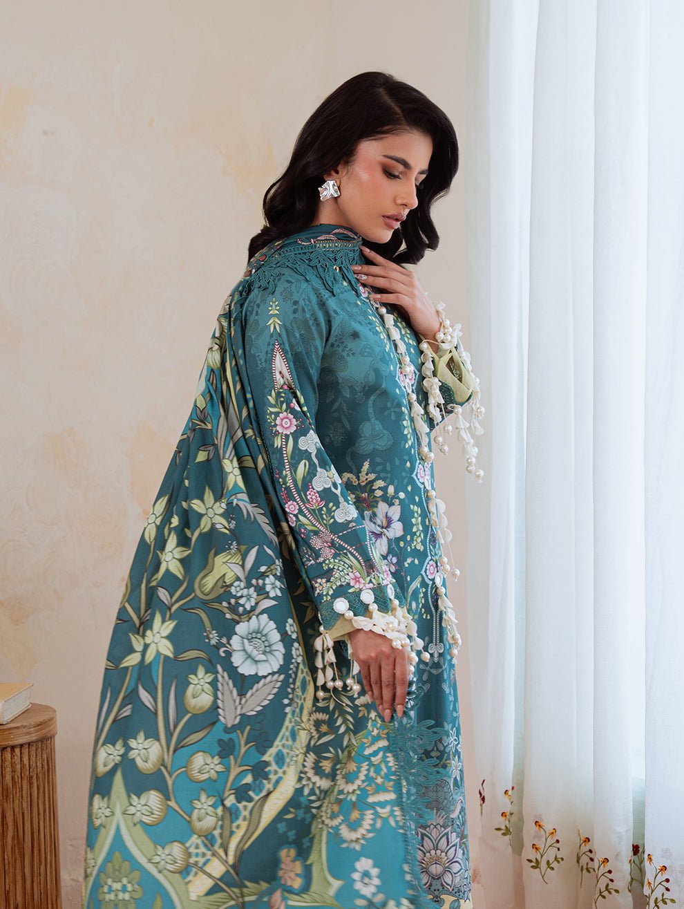 Jade | Cambric 25 | URBANE CAMBRIC PRINTS 2025 M - is Zinc dress from Jade - Ladies Clothes - Maria Faisal