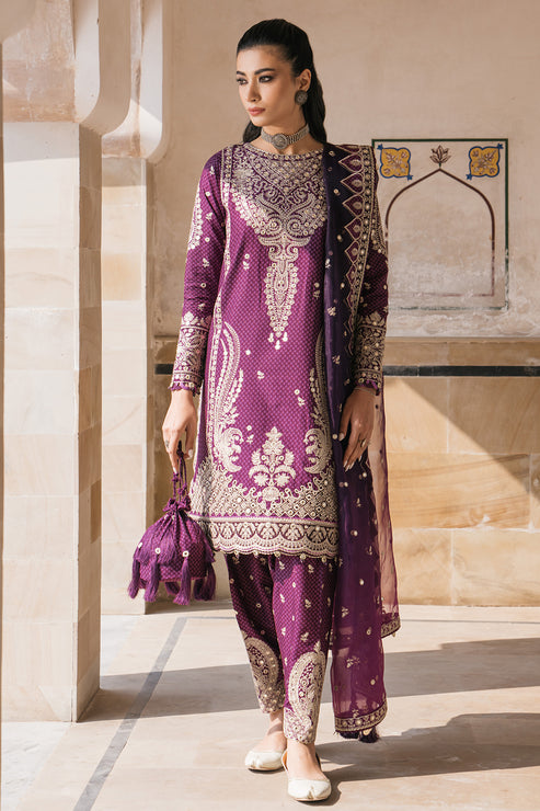 Jazmin | Shahkaar Luxury Lawn 24 | SL24-D6 - Maria Faisal.