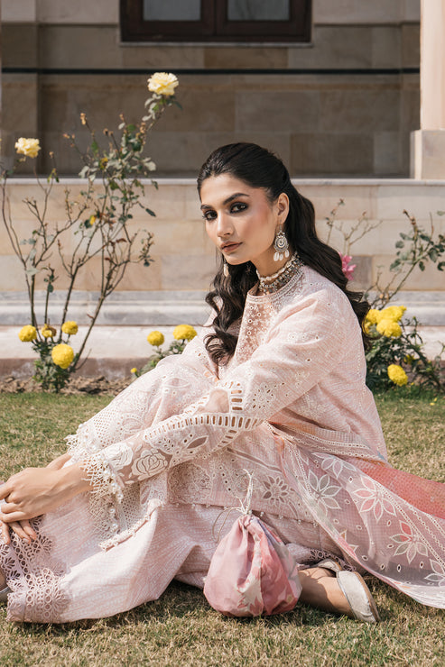 Jazmin | Shahkaar Luxury Lawn 24 | SL24-D8 - Maria Faisal.