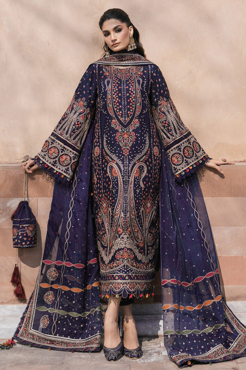 Jazmin | Shahkaar Luxury Lawn 24 | SL24-D9 - Maria Faisal.
