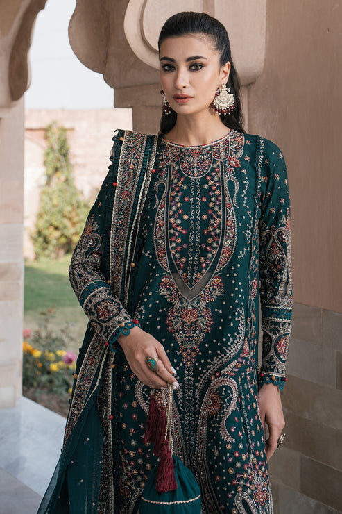 Jazmin | Shahkaar Luxury Lawn 24 | SL24-D10 - Maria Faisal.