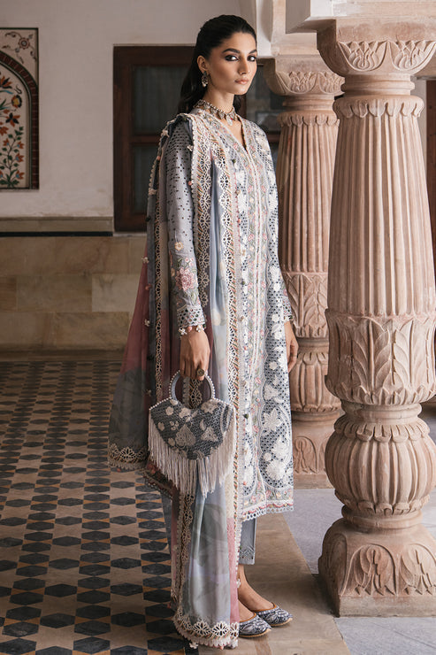 Jazmin | Shahkaar Luxury Lawn 24 | SL24-D3 - Maria Faisal.