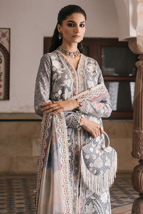 Jazmin | Shahkaar Luxury Lawn 24 | SL24-D3 - Maria Faisal.