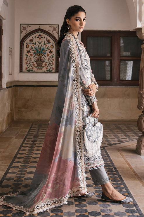 Jazmin | Shahkaar Luxury Lawn 24 | SL24-D3 - Maria Faisal.