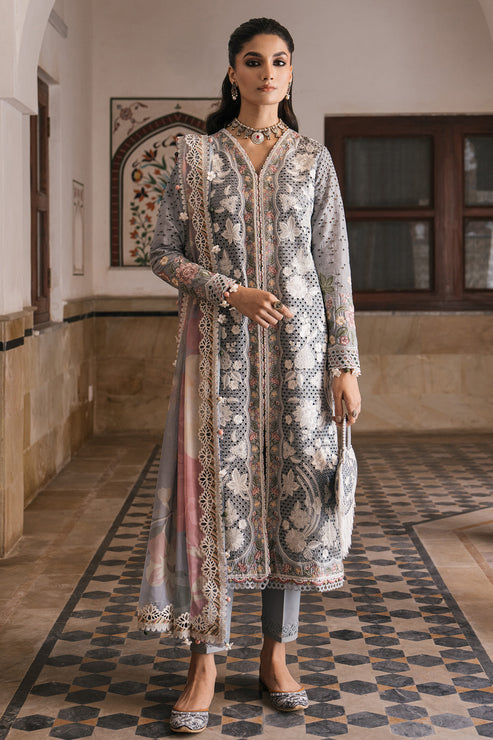 Jazmin | Shahkaar Luxury Lawn 24 | SL24-D3 - Maria Faisal.