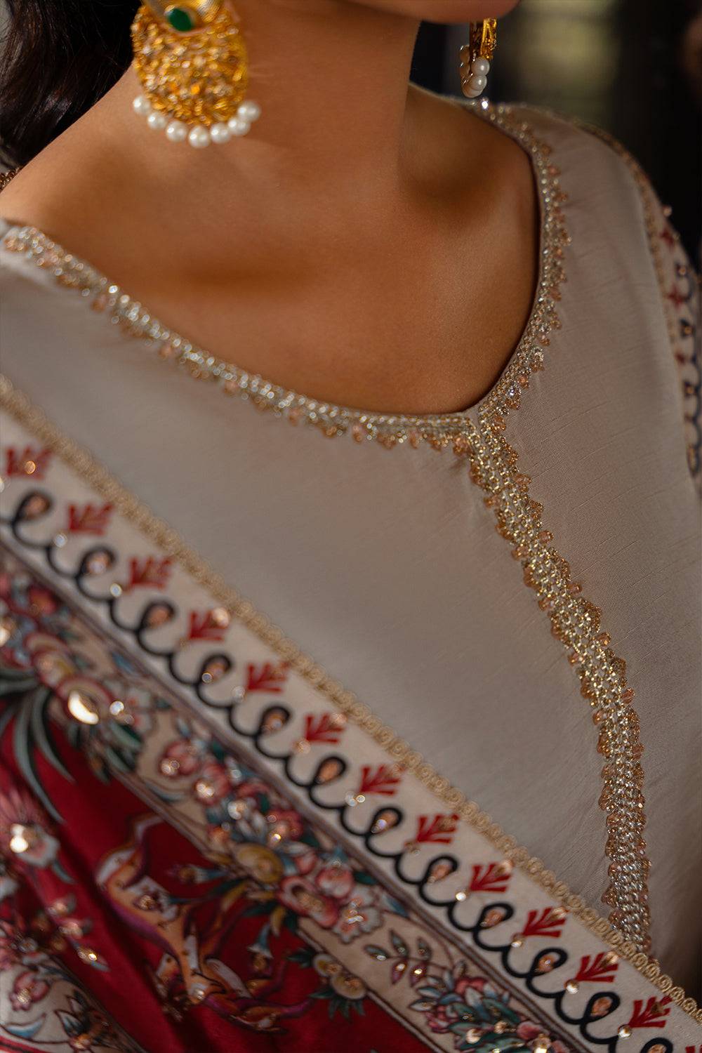 Saira Rizwan | Dahini Silk Pret | DUNE - SRLP01-25 by Maria Faisal - Registered Vendor of : Saira Rizwan - type : Ladies Clothes - 100% original wedding dresses