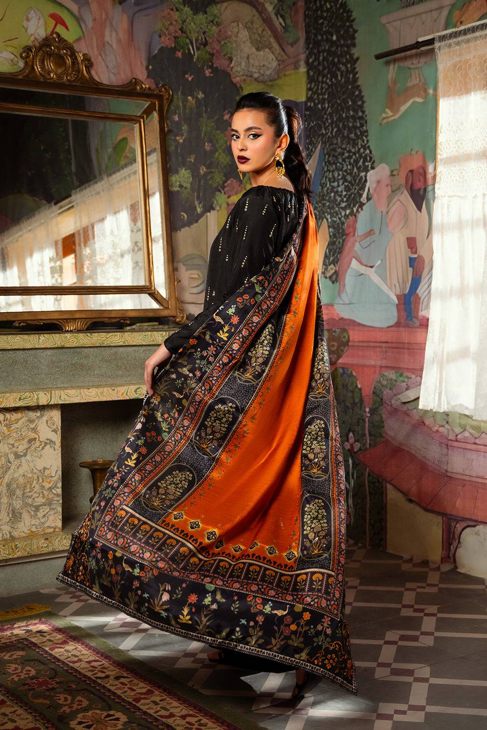 Saira Rizwan | Dahini Silk Pret | ESMA - SRLP02-25 by Maria Faisal - Registered Vendor of : Saira Rizwan - type : Ladies Clothes - 100% original wedding dresses