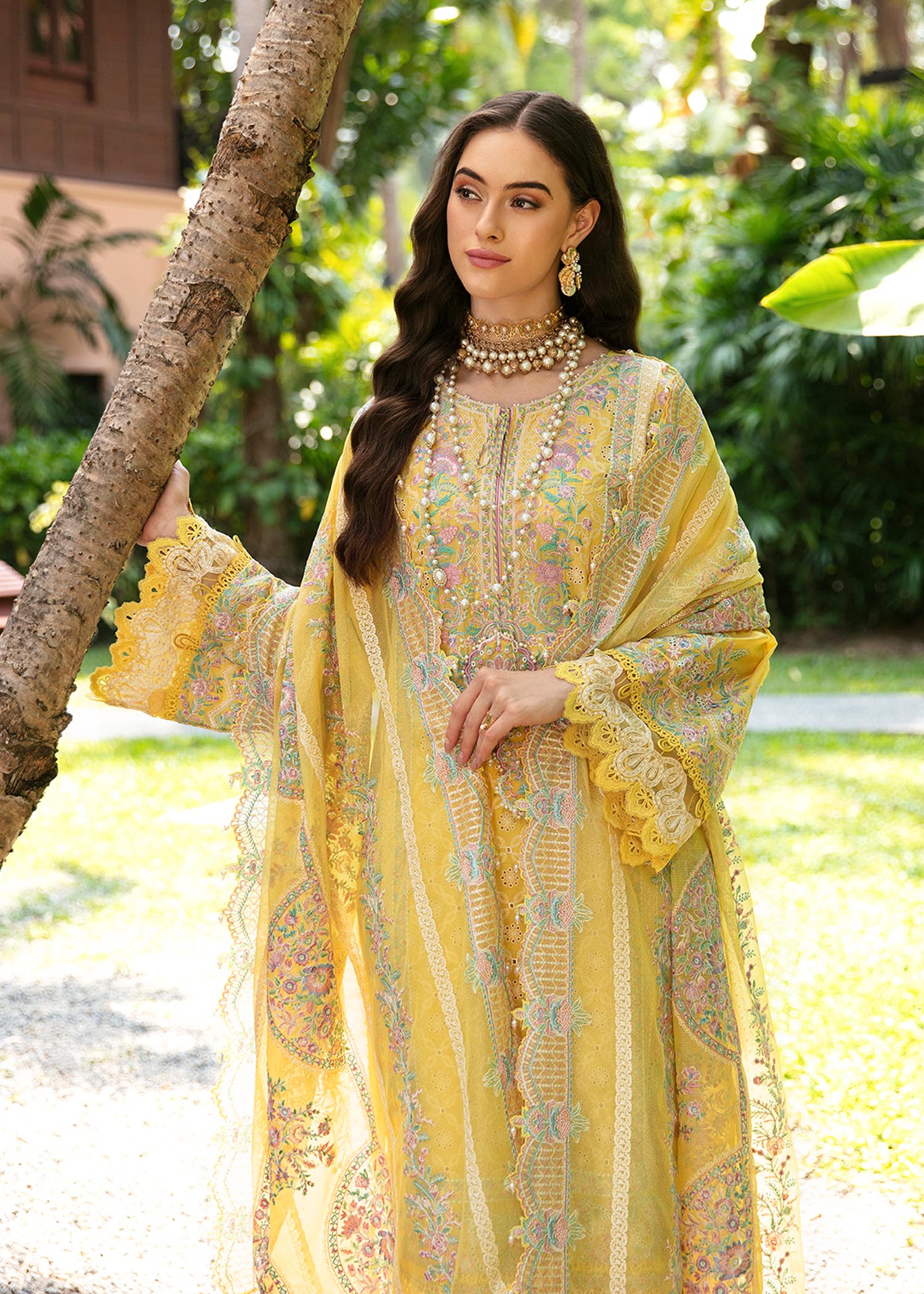 Kanwal Malik | Sareen Luxury Lawn 24 | Vanessa - Ladies Clothes - Maria Faisal