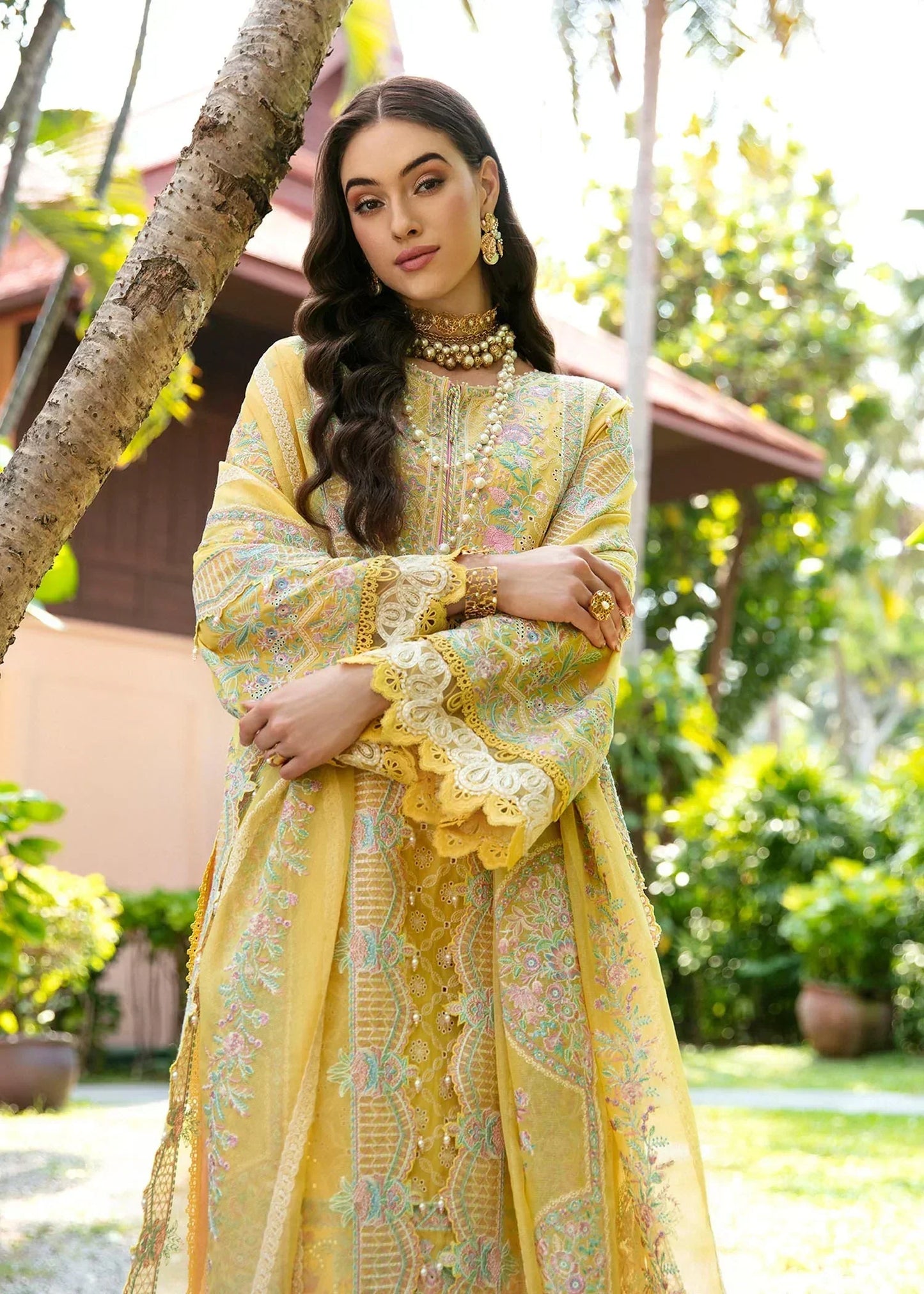 Kanwal Malik | Sareen Luxury Lawn 24 | Vanessa - Ladies Clothes - Maria Faisal