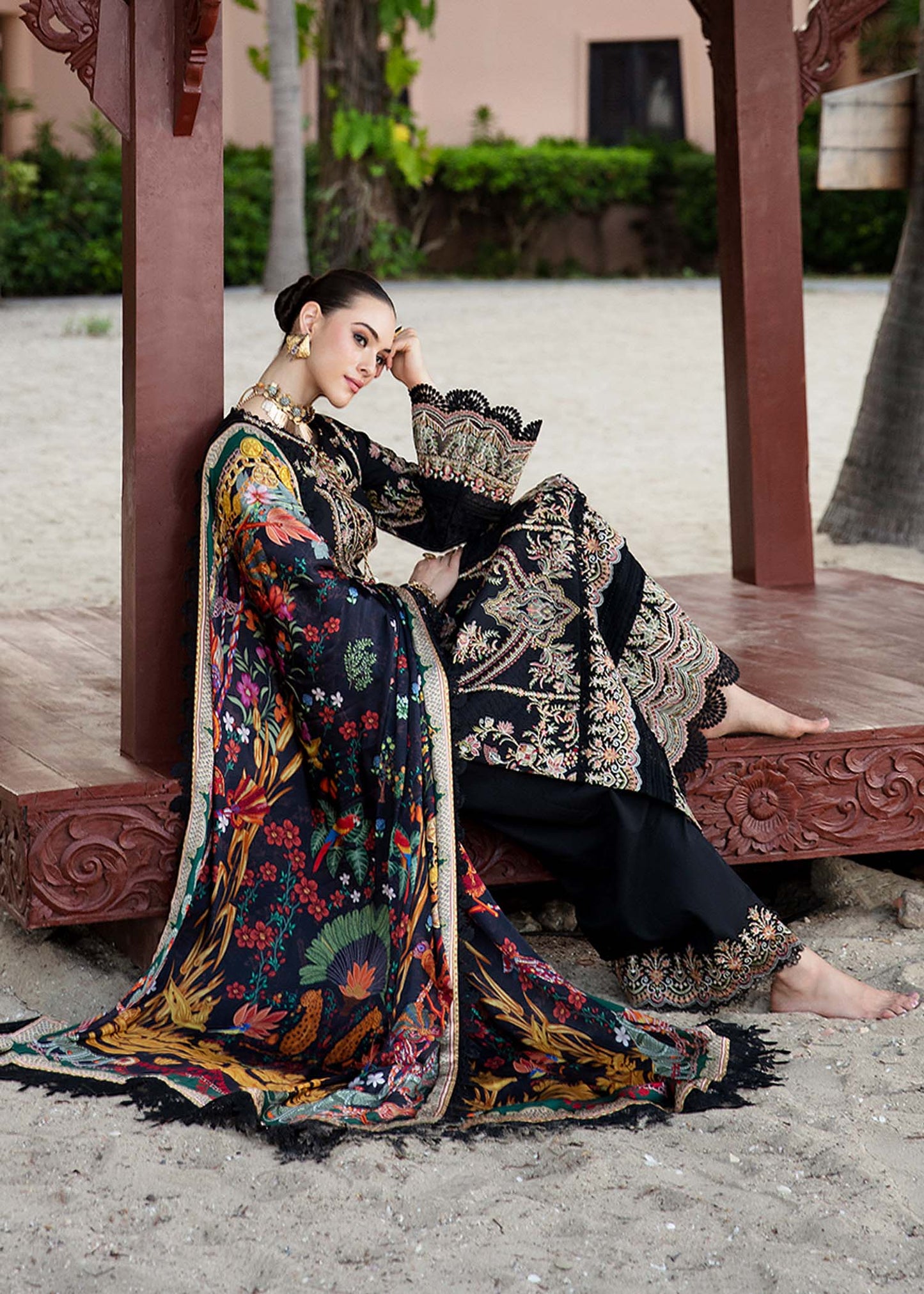 Kanwal Malik | Sareen Luxury Lawn 24 | Gloria - Ladies Clothes - Maria Faisal