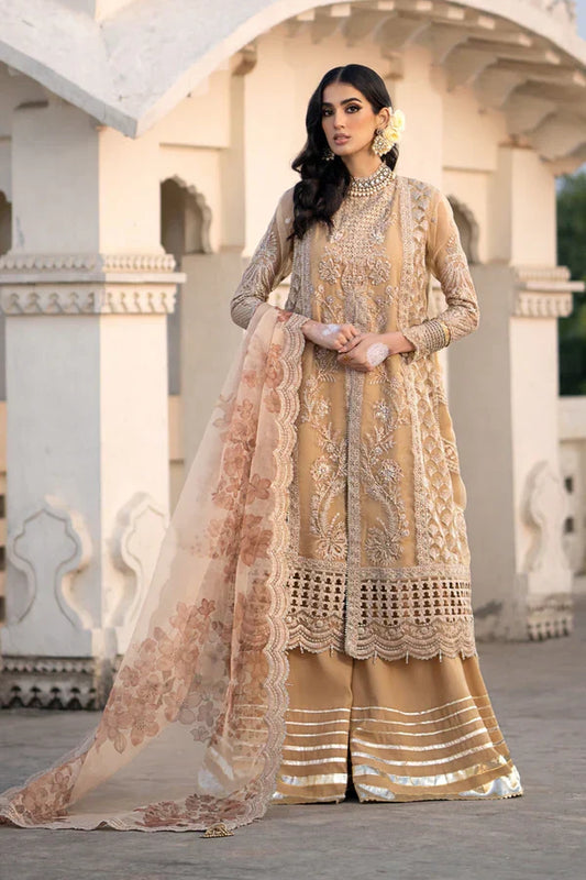 Ittehad | Dilruba Wedding Formals | ESDR78-SUT-BGE - Ladies Clothes
