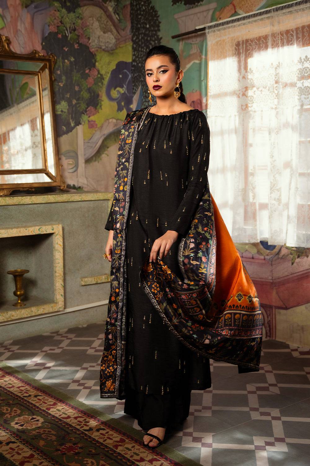 Saira Rizwan | Dahini Silk Pret | ESMA - SRLP02-25 by Maria Faisal - Registered Vendor of : Saira Rizwan - type : Ladies Clothes - 100% original wedding dresses