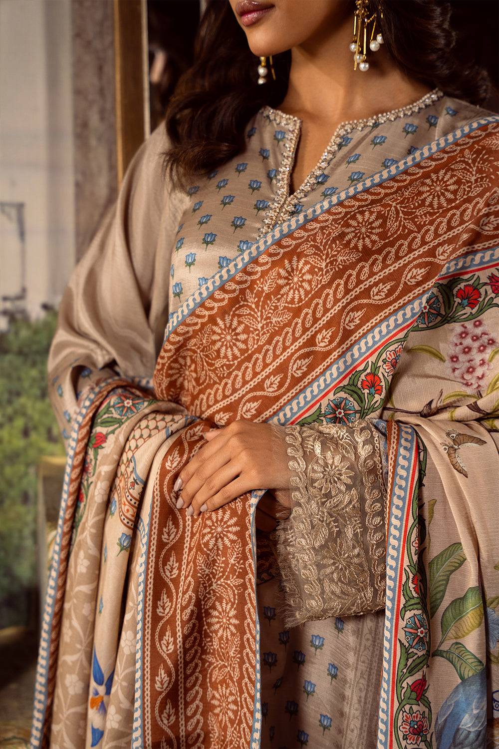 Saira Rizwan | Dahini Silk Pret | MERCINA - SRLP06-25 by Maria Faisal - Registered Vendor of : Saira Rizwan - type : Ladies Clothes - 100% original wedding dresses