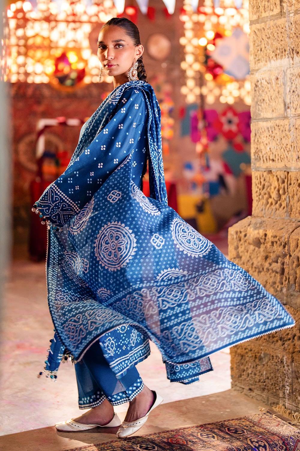 Gul Ahmed | Chunri Lawn 25 | CL-52171 B by Maria Faisal - Registered Vendor of : Gul Ahmed - type : Ladies Clothes - 100% original wedding dresses