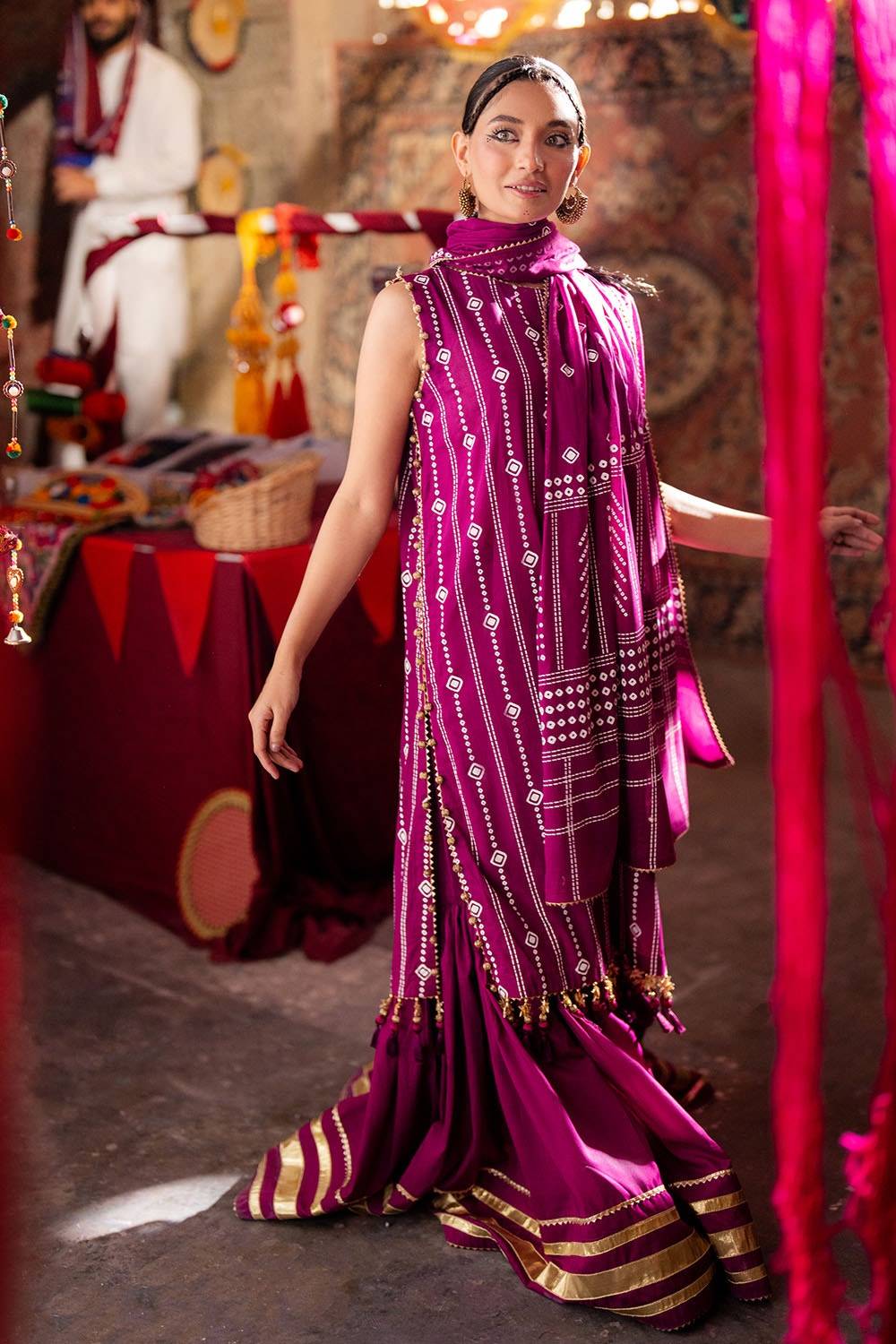 Gul Ahmed | Chunri Lawn 25 | CL-52185 A by Maria Faisal - Registered Vendor of : Gul Ahmed - type : Ladies Clothes - 100% original wedding dresses