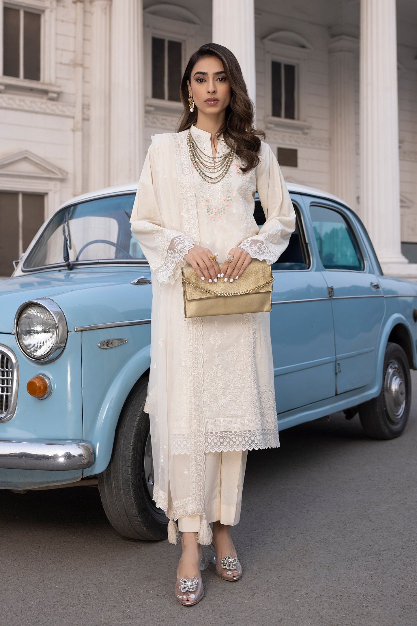 LSM | Spring Embroidered 24 | A-11 - Ladies Clothes