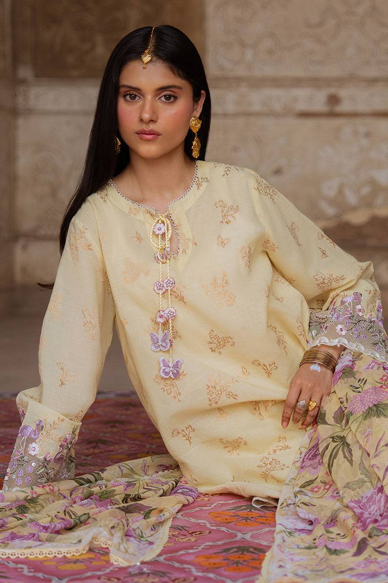 Cross Stitch | Eid Lawn Edit 25 | RADIANT MUSE by Maria Faisal - Registered Vendor of : Cross Stitch - type : Ladies Clothes - 100% original wedding dresses