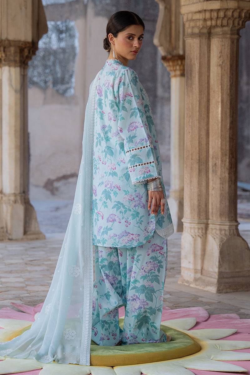 Cross Stitch | Eid Lawn Edit 25 | MINT GLAMOUR by Maria Faisal - Registered Vendor of : Cross Stitch - type : Ladies Clothes - 100% original wedding dresses