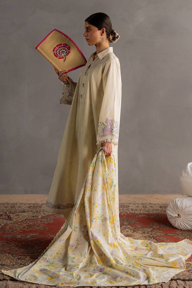 Cross Stitch | Eid Lawn Edit 25 | SUNSHINE GLOW by Maria Faisal - Registered Vendor of : Cross Stitch - type : Ladies Clothes - 100% original wedding dresses