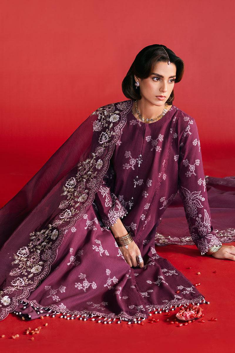 Cross Stitch | Eid Lawn Edit 25 | DEEP FLARE by Maria Faisal - Registered Vendor of : Cross Stitch - type : Ladies Clothes - 100% original wedding dresses
