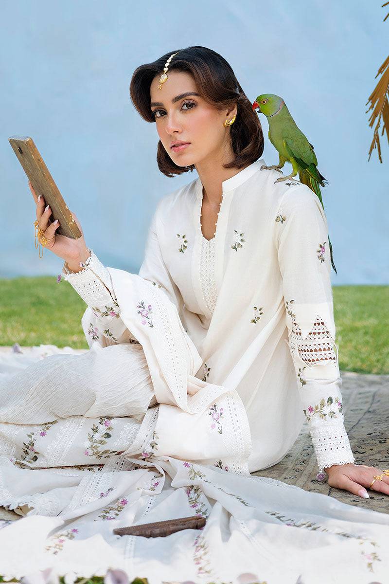 Cross Stitch | Eid Lawn Edit 25 | PETAL PARADISE by Maria Faisal - Registered Vendor of : Cross Stitch - type : Ladies Clothes - 100% original wedding dresses