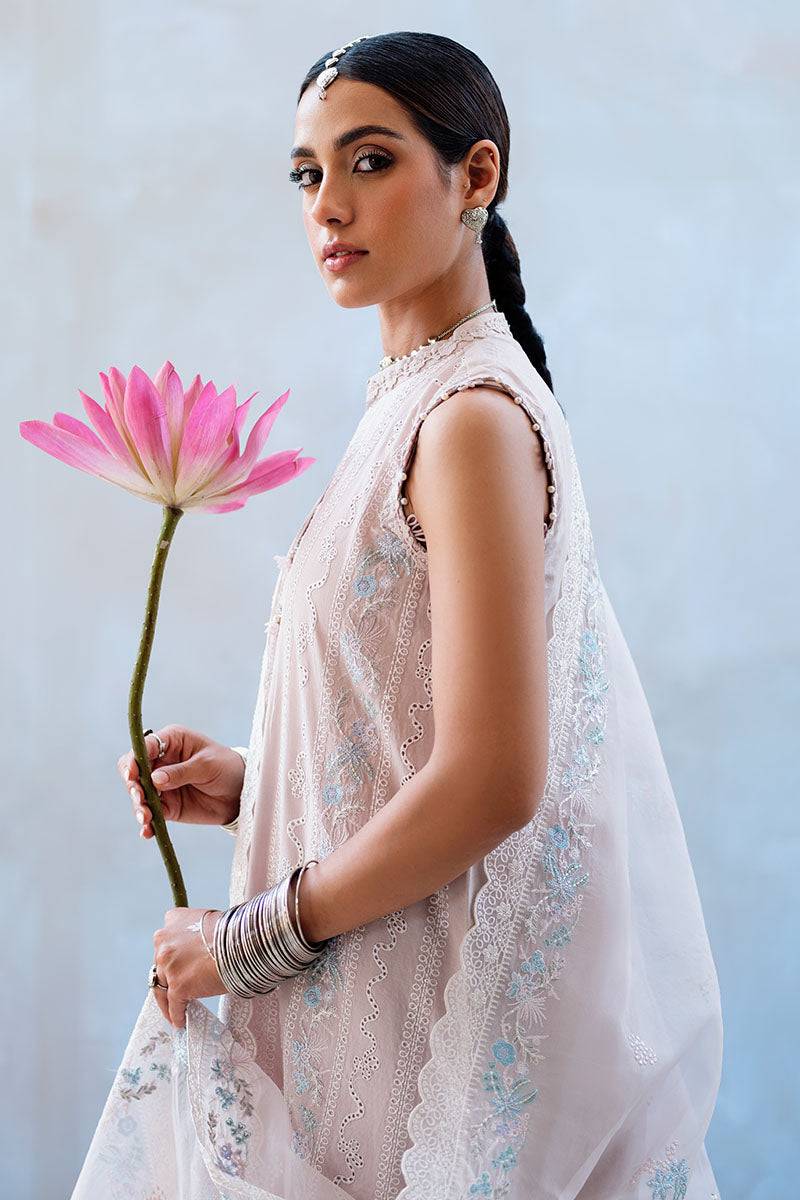 Cross Stitch | Eid Lawn Edit 25 | HUSHED MAUVE by Maria Faisal - Registered Vendor of : Cross Stitch - type : Ladies Clothes - 100% original wedding dresses