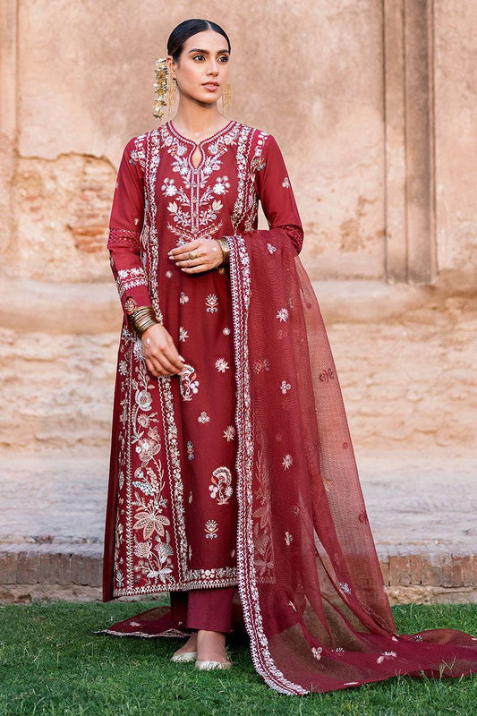 Cross Stitch | Eid Lawn Edit 25 | ROUGE ZEST by Maria Faisal - Registered Vendor of : Cross Stitch - type : Ladies Clothes - 100% original wedding dresses