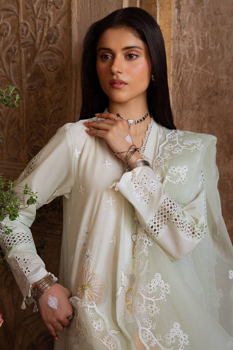 Cross Stitch | Eid Lawn Edit 25 | AQUA SERENITY by Maria Faisal - Registered Vendor of : Cross Stitch - type : Ladies Clothes - 100% original wedding dresses