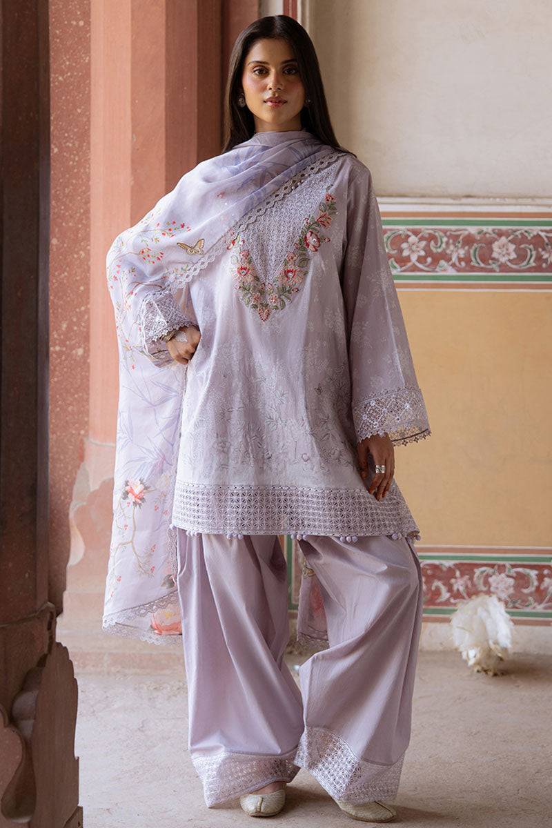 Cross Stitch | Eid Lawn Edit 25 | VIOLET POSY by Maria Faisal - Registered Vendor of : Cross Stitch - type : Ladies Clothes - 100% original wedding dresses