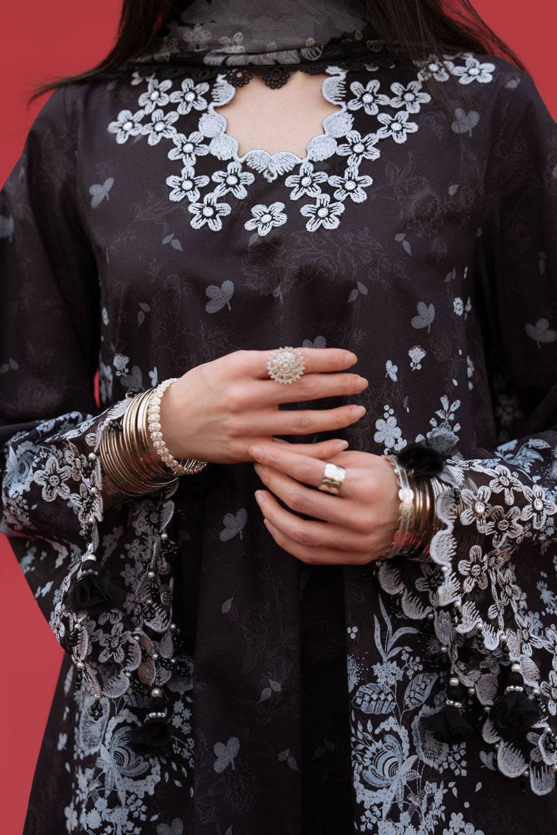 Cross Stitch | Eid Lawn Edit 25 | RAVEN WHISPER by Maria Faisal - Registered Vendor of : Cross Stitch - type : Ladies Clothes - 100% original wedding dresses