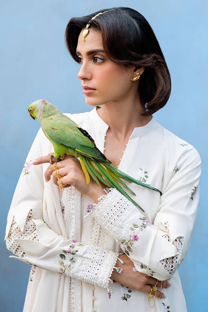 Cross Stitch | Eid Lawn Edit 25 | PETAL PARADISE by Maria Faisal - Registered Vendor of : Cross Stitch - type : Ladies Clothes - 100% original wedding dresses