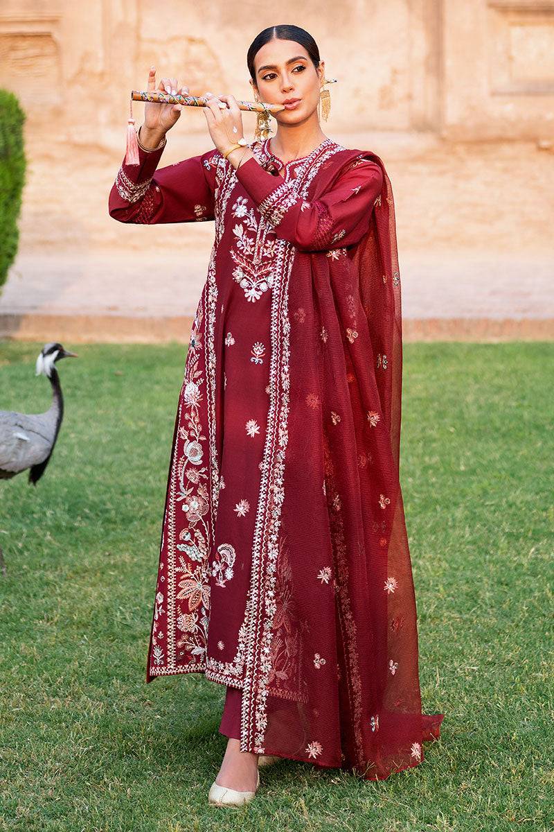 Cross Stitch | Eid Lawn Edit 25 | ROUGE ZEST by Maria Faisal - Registered Vendor of : Cross Stitch - type : Ladies Clothes - 100% original wedding dresses