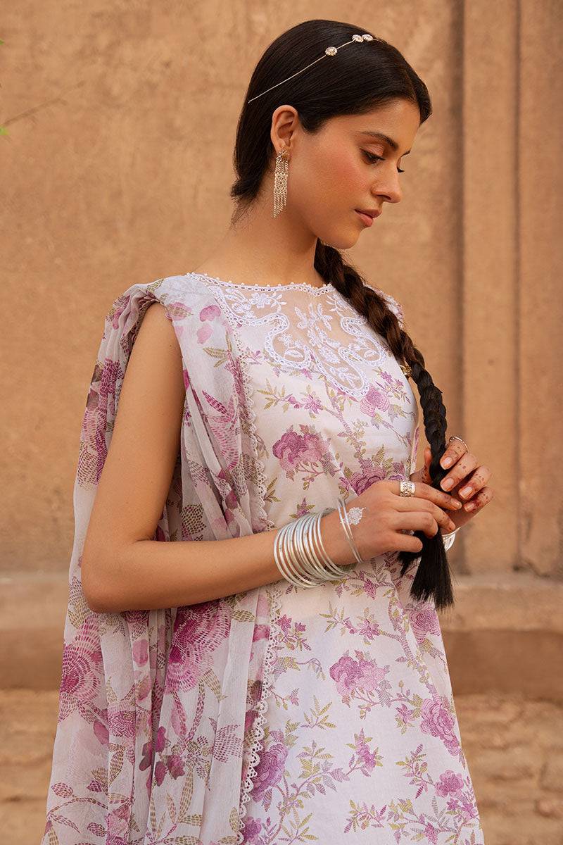 Cross Stitch | Eid Lawn Edit 25 | LILAC HINT by Maria Faisal - Registered Vendor of : Cross Stitch - type : Ladies Clothes - 100% original wedding dresses