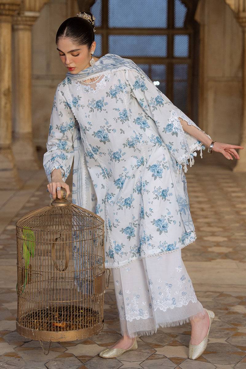 Cross Stitch | Eid Lawn Edit 25 | SUMMER MELODY by Maria Faisal - Registered Vendor of : Cross Stitch - type : Ladies Clothes - 100% original wedding dresses