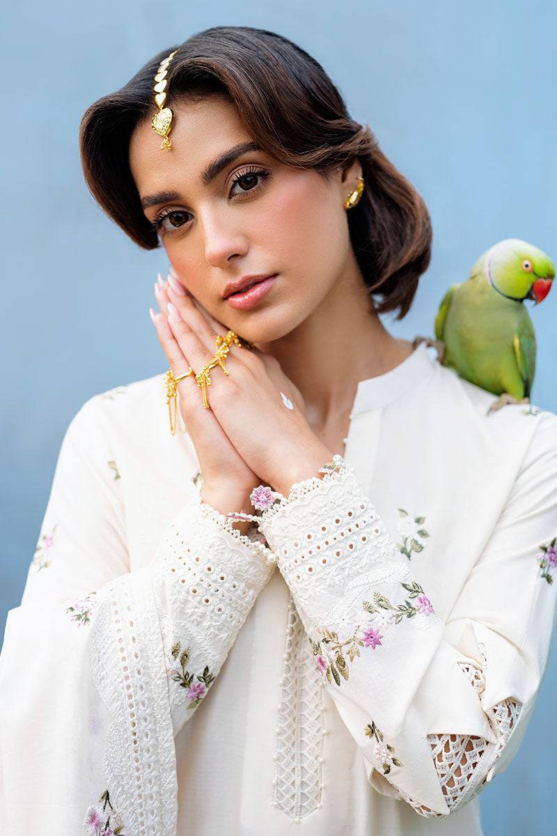 Cross Stitch | Eid Lawn Edit 25 | PETAL PARADISE by Maria Faisal - Registered Vendor of : Cross Stitch - type : Ladies Clothes - 100% original wedding dresses