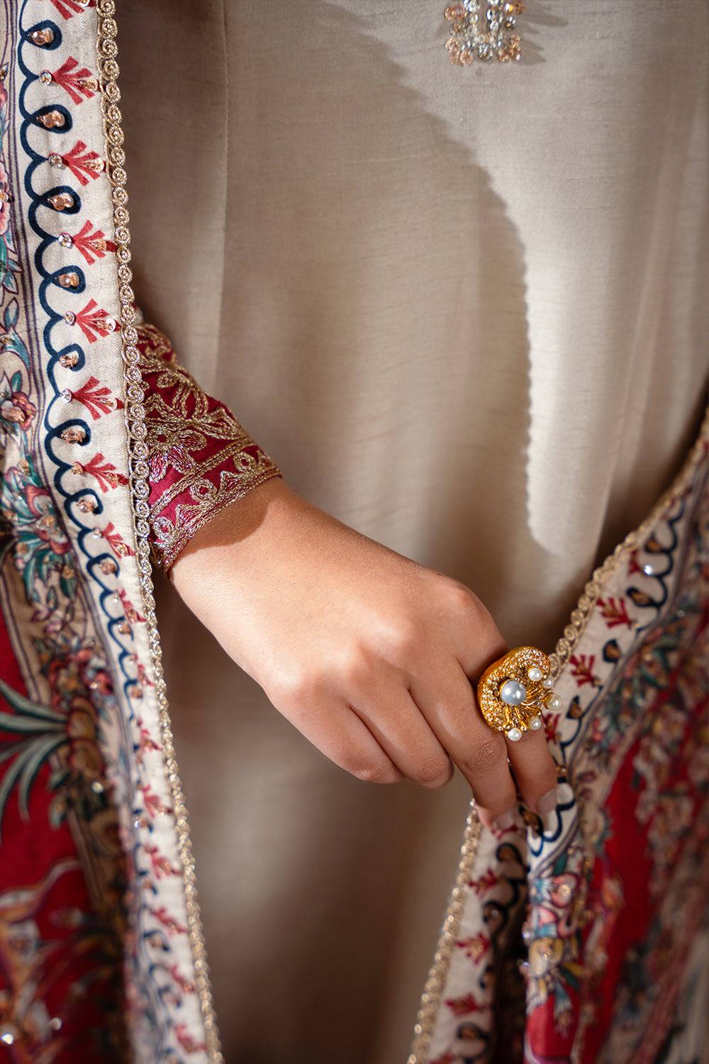 Saira Rizwan | Dahini Silk Pret | DUNE - SRLP01-25 by Maria Faisal - Registered Vendor of : Saira Rizwan - type : Ladies Clothes - 100% original wedding dresses