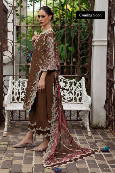 Marjjan | Lovella Winter 25 | MEV-47 B (COFFEE) - Ladies Clothes - Maria Faisal